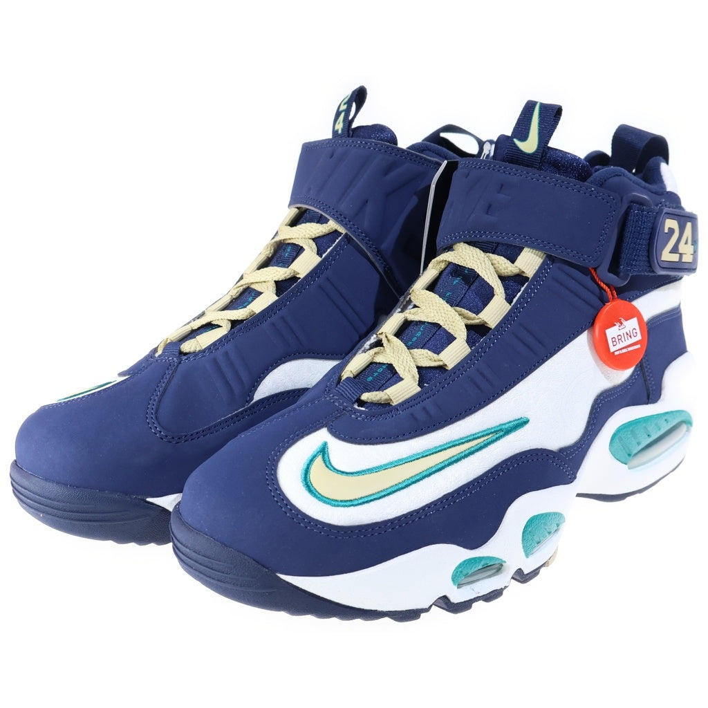 NIKE(ナイキ) AIR GRIFFEY MAX 1 HBCU SWINGMAN CLASSIC IV6299-410 エアグリフィーマックス1 ハイカットスニーカー ホワイト/ネイビー US10/28cm