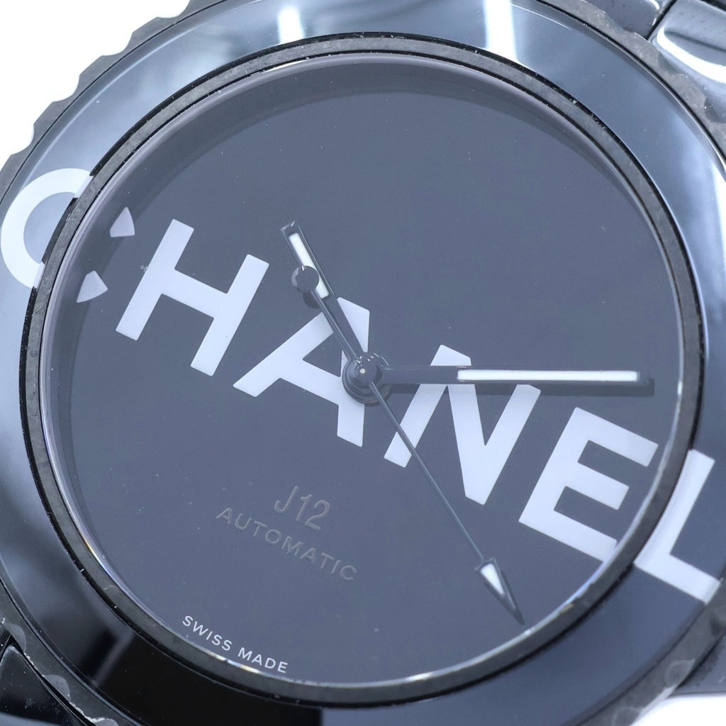 CHANEL(シャネル) J12 ウォンテッド ドゥ シャネル ブラック文字盤 SS/AT 38mm セラミック H7418