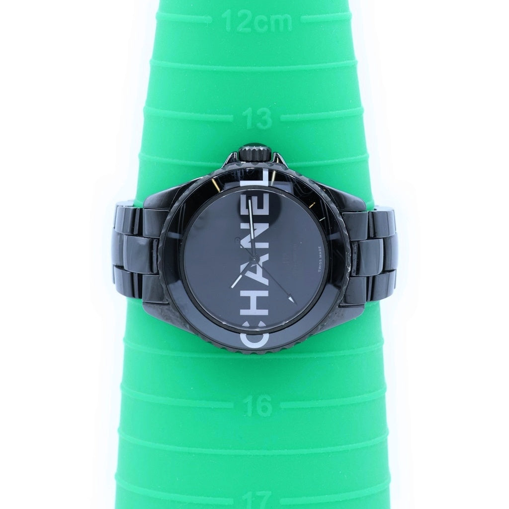 CHANEL(シャネル) J12 ウォンテッド ドゥ シャネル ブラック文字盤 SS/AT 38mm セラミック H7418