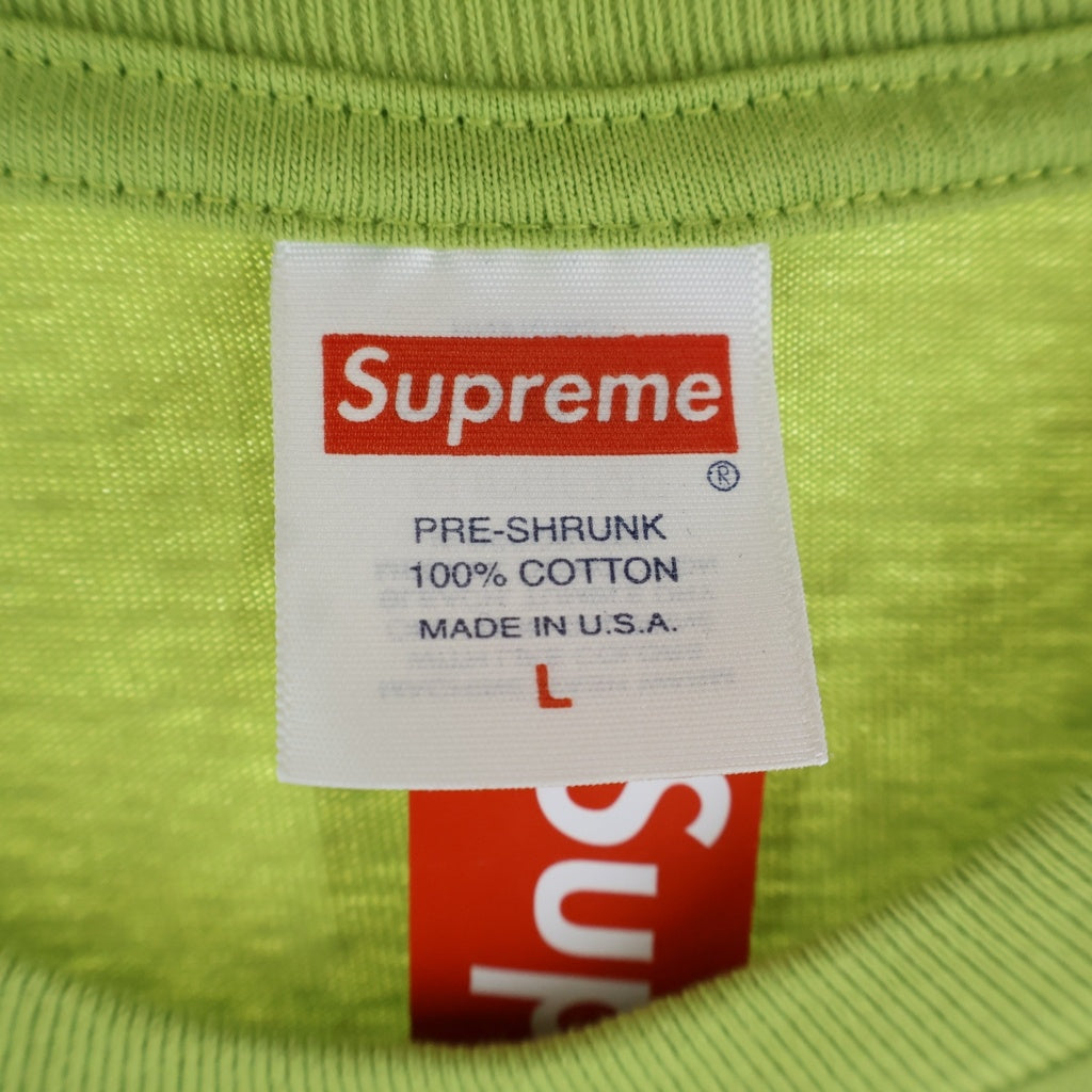 SUPREME(シュプリーム) 23AW Mont Blanc Tee モントブランク プリントロゴ 半袖Tシャツ カットソー グリーン
