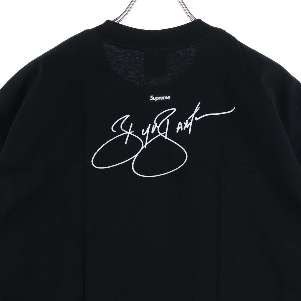 SUPREME(シュプリーム) 19SS Buju Banton Wake The World Tee ブジュバントン プリントロゴ 半袖Tシャツ カットソー ブラック