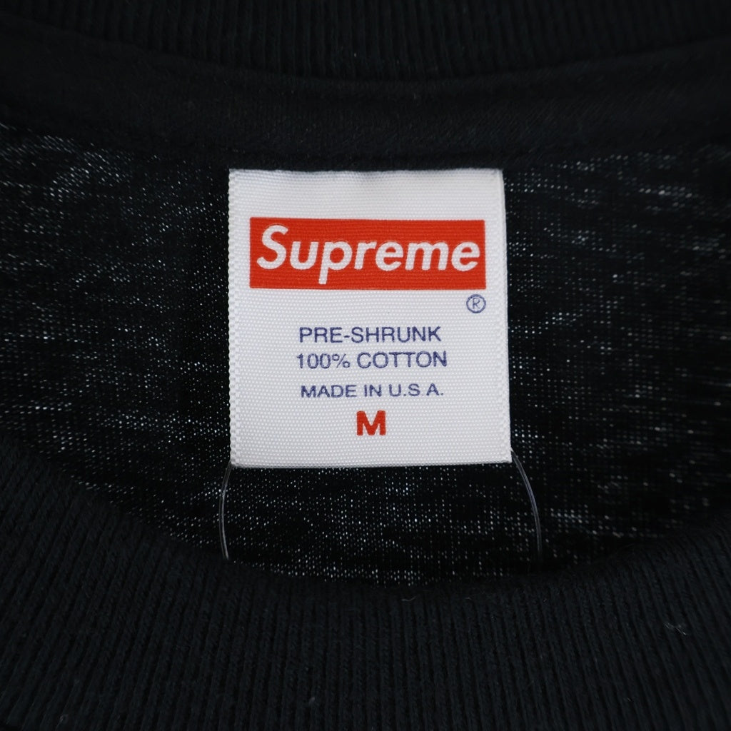 SUPREME(シュプリーム) 19SS Buju Banton Wake The World Tee ブジュバントン プリントロゴ 半袖Tシャツ カットソー ブラック