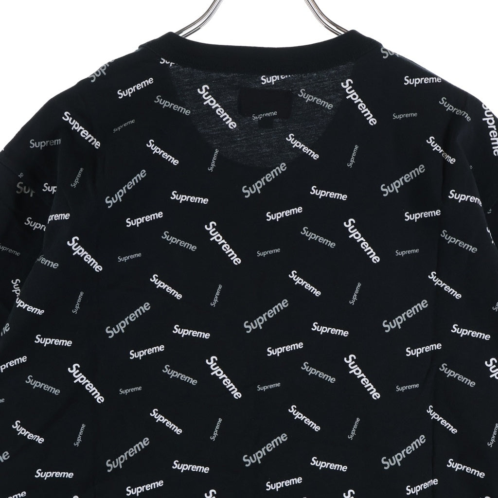 SUPREME(シュプリーム) 18SS Scatter Ringer スキャッターリンガー 半袖Tシャツ カットソー ブラック