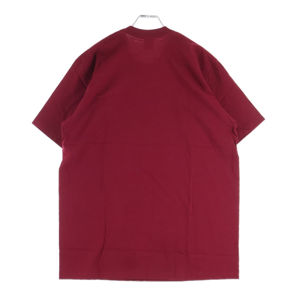 SUPREME(シュプリーム) 24SS Paris Tee パリ プリントロゴ 半袖Tシャツ カットソー レッド