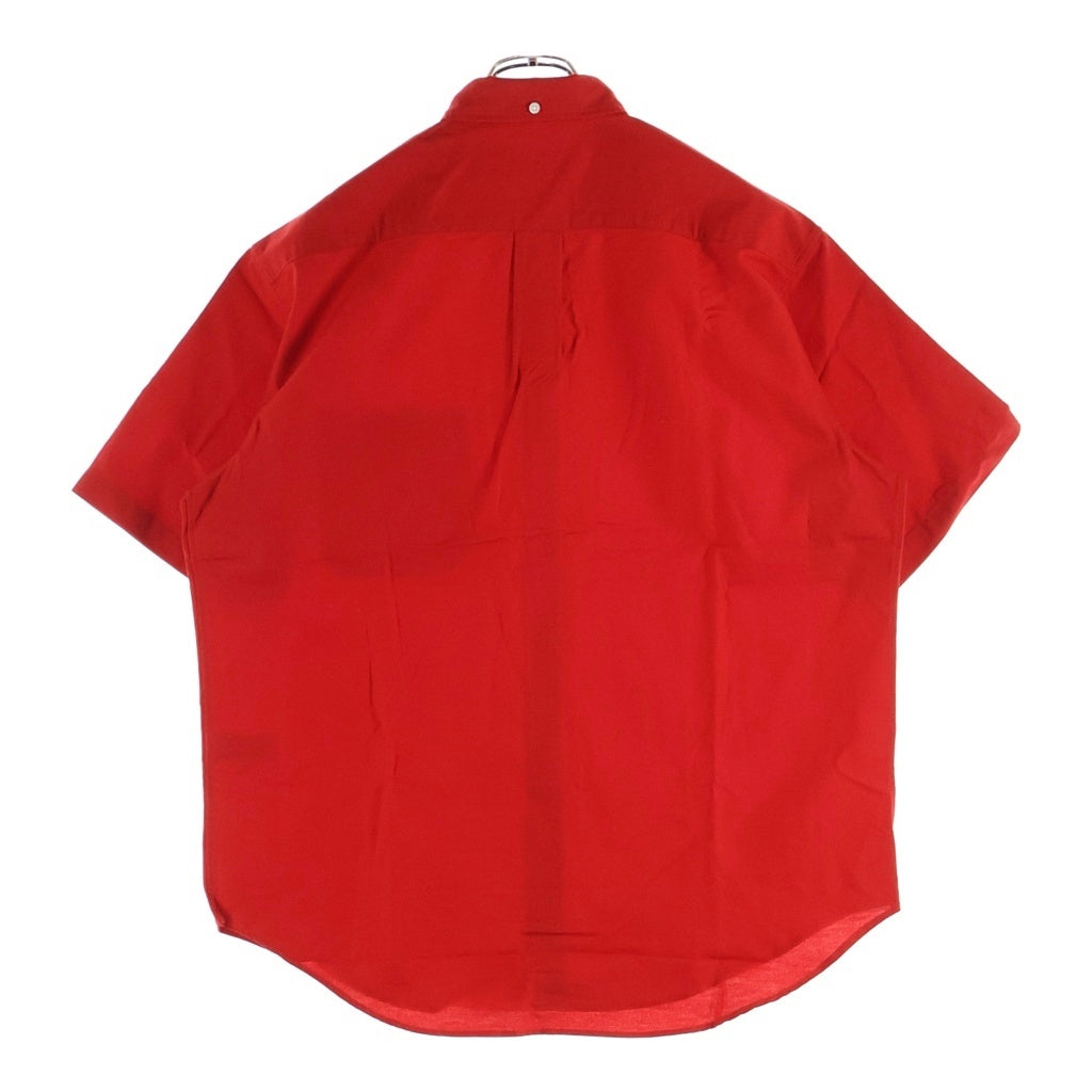 SUPREME(シュプリーム) 25SS Loose Fit Oxford S/S Shirt フロント刺繍ロゴ ルーズエンド オックスフォード半袖シャツ レッド