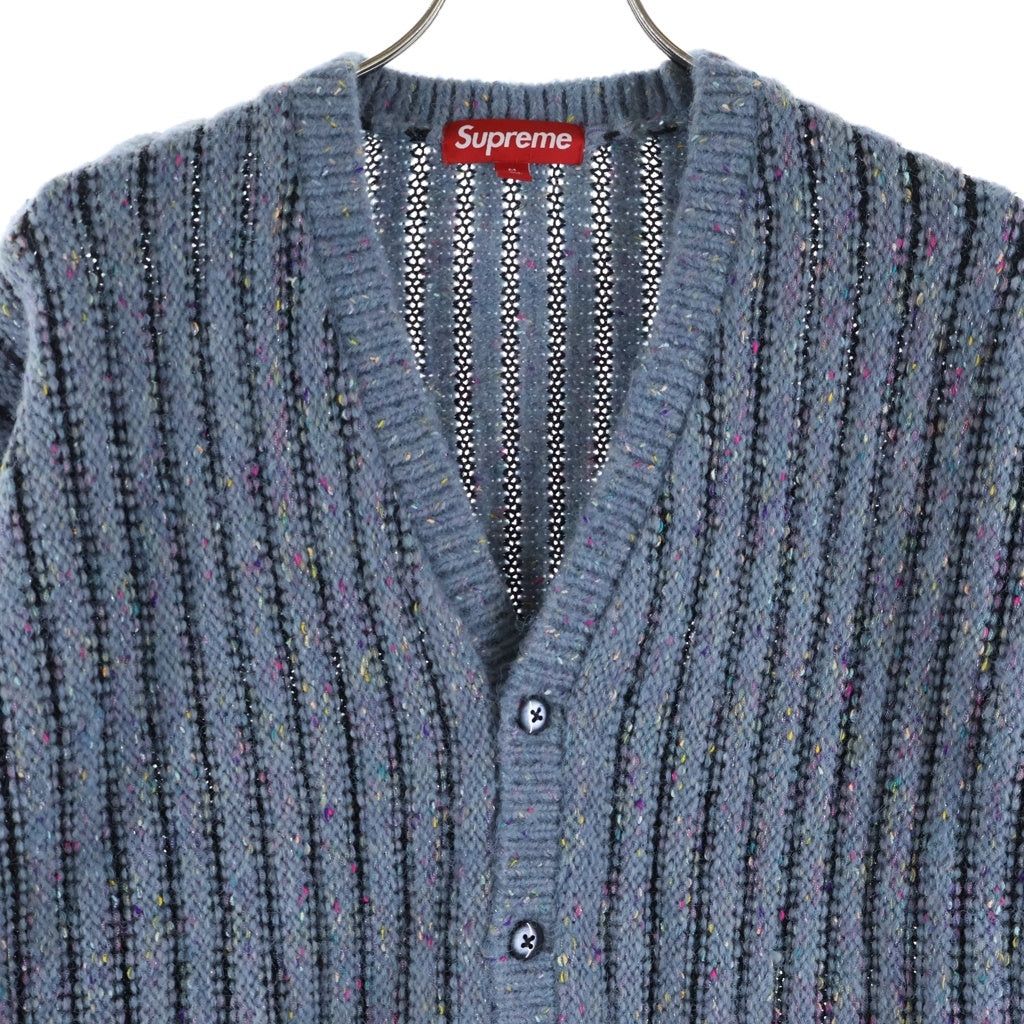 SUPREME(シュプリーム) 24SS Confetti Cardigan コンフェッティ アクリルニット カーディガン ライトブルー