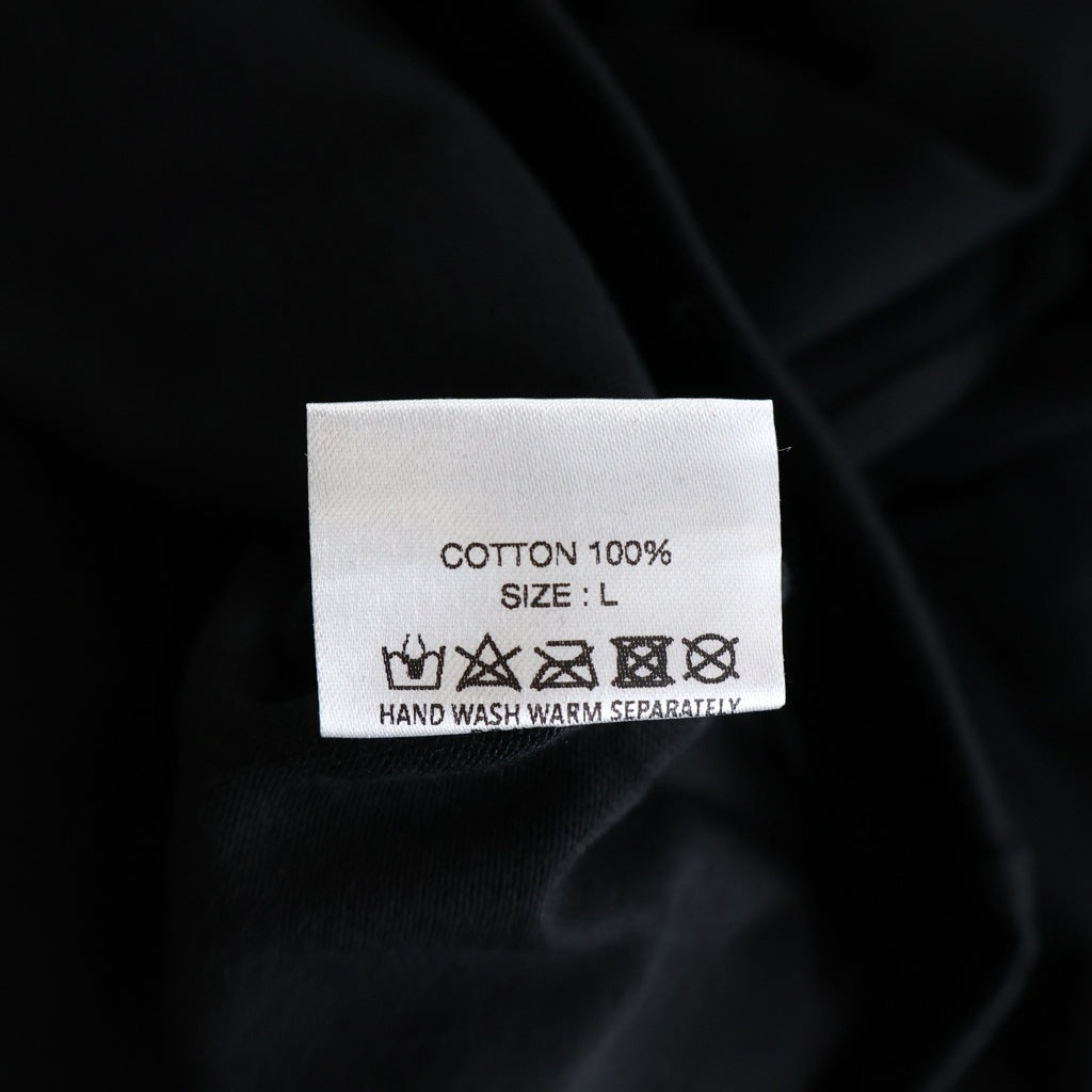 GOD SELECTION XXX(ゴッドセレクショントリプルエックス) 21SS ×ANTI SOCIAL CLUB アンチソーシャルソーシャルクラブ プリントロゴ 長袖Tシャツ カットソー ブラック GX-S21-ASLT-02