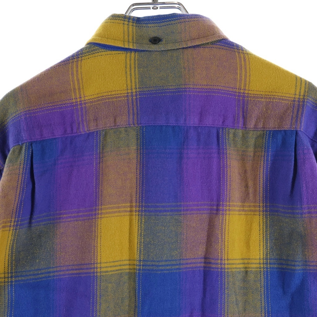 SUPREME(シュプリーム) 18AW Shadow Plaid Flannel Shirt シャドープレイド フランネル長袖シャツ マルチカラー
