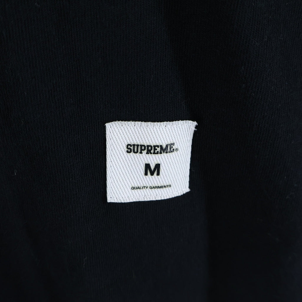 SUPREME(シュプリーム) 17AW Meatallic L/S Top メタリックロゴ 長袖Tシャツ カットソー ブラック