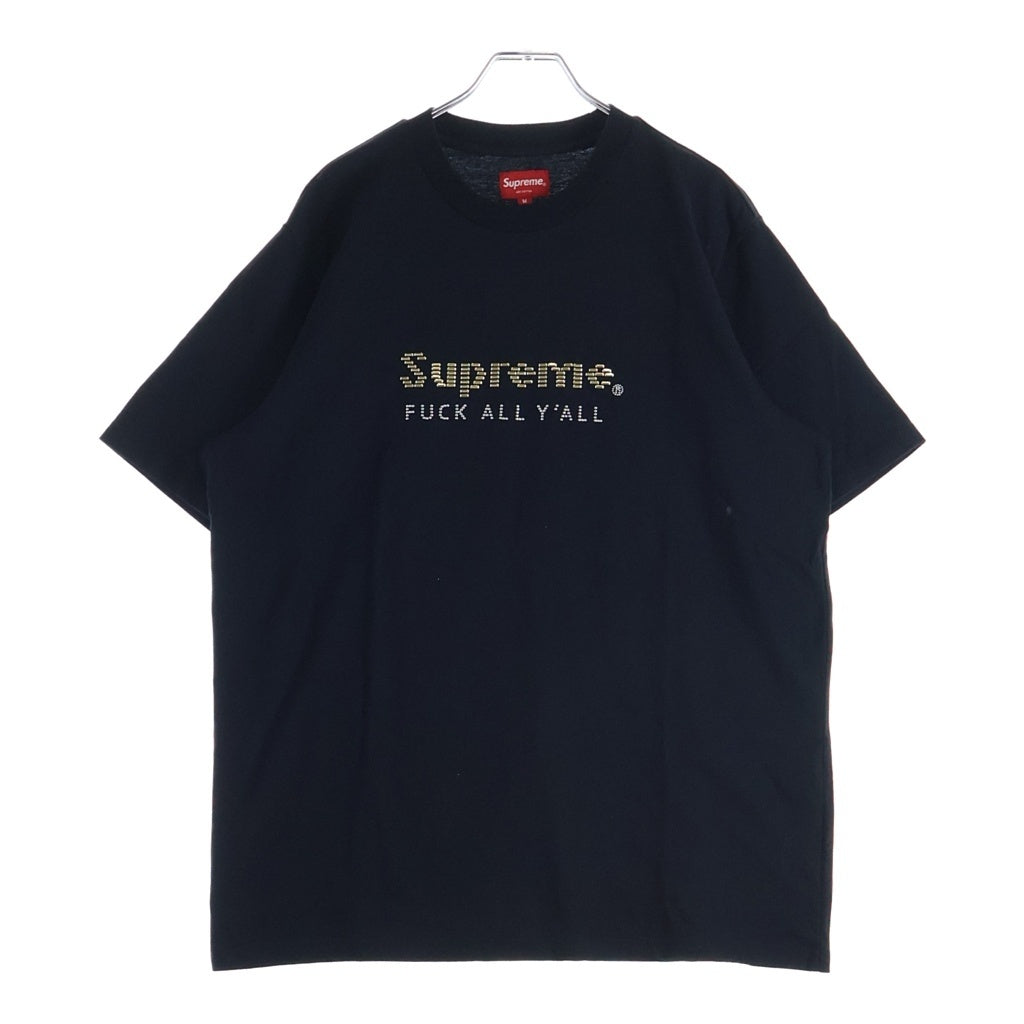 SUPREME(シュプリーム) 19SS Gold Bars S/S Tee ゴールドバース 半袖Tシャツ カットソー ブラック