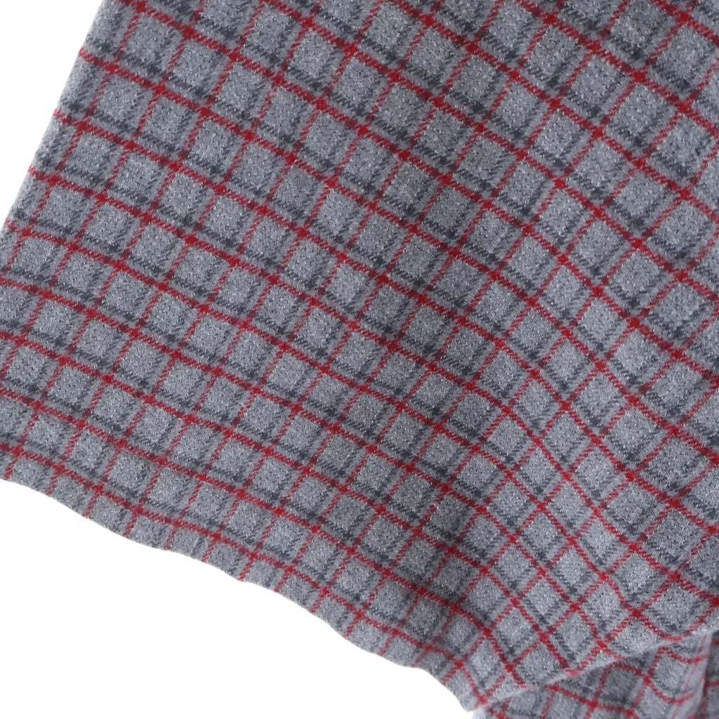 SUPREME(シュプリーム) 23SS ×UNDERCOVER Flannel S/S Shirt アンダーカバー フランネル 半袖シャツ グレー
