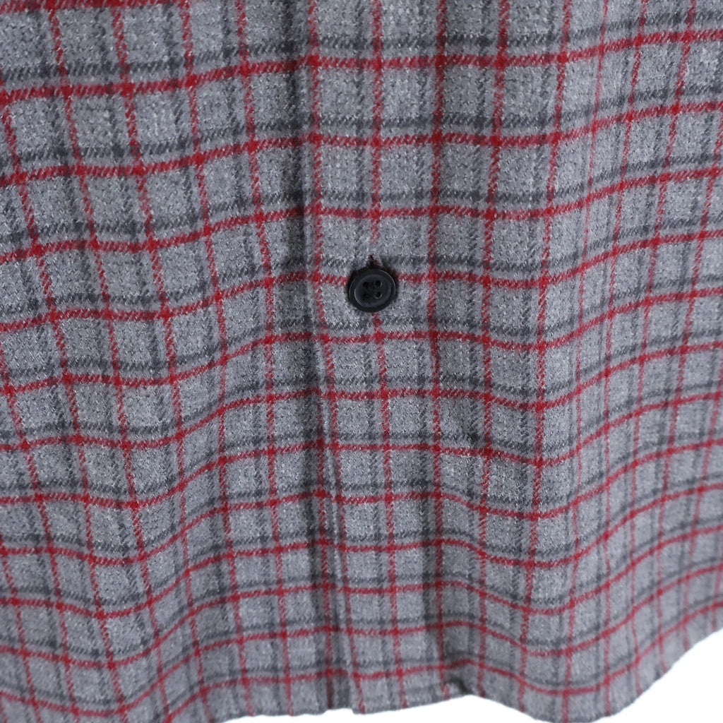 SUPREME(シュプリーム) 23SS ×UNDERCOVER Flannel S/S Shirt アンダーカバー フランネル 半袖シャツ グレー