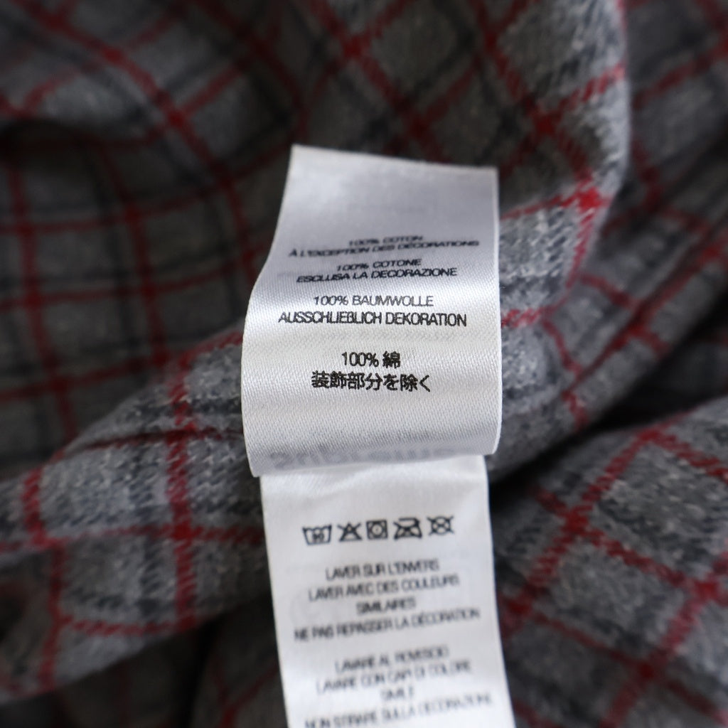 SUPREME(シュプリーム) 23SS ×UNDERCOVER Flannel S/S Shirt アンダーカバー フランネル 半袖シャツ グレー