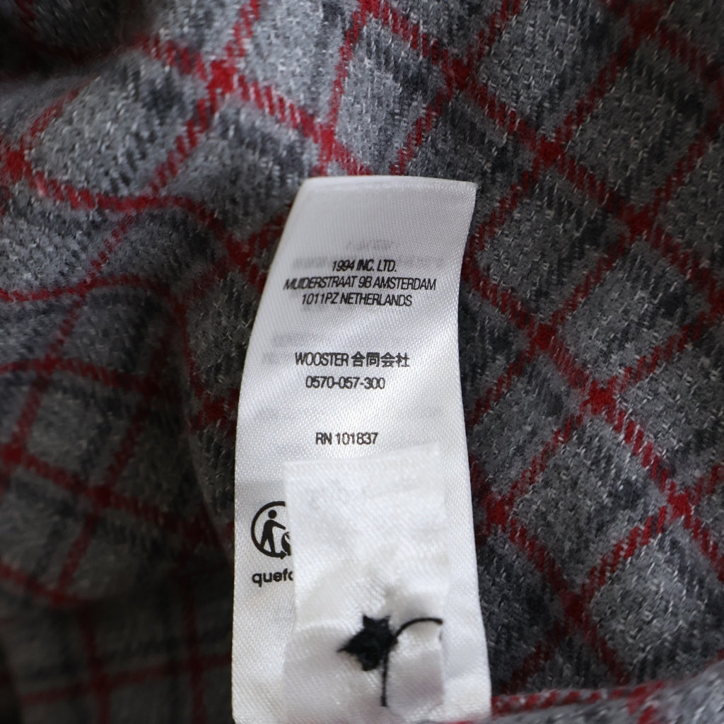 SUPREME(シュプリーム) 23SS ×UNDERCOVER Flannel S/S Shirt アンダーカバー フランネル 半袖シャツ グレー