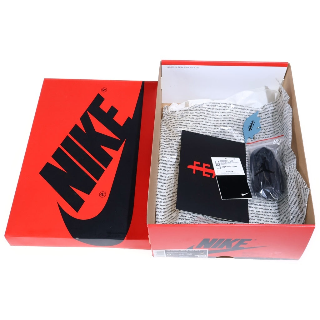 NIKE(ナイキ) ×FACETASM AIR JORDAN 1 MID ファセッタズム エアジョーダン1 ミッドカットスニーカー ホワイト/ネイビー US9.5/27.5cm CU2802-100