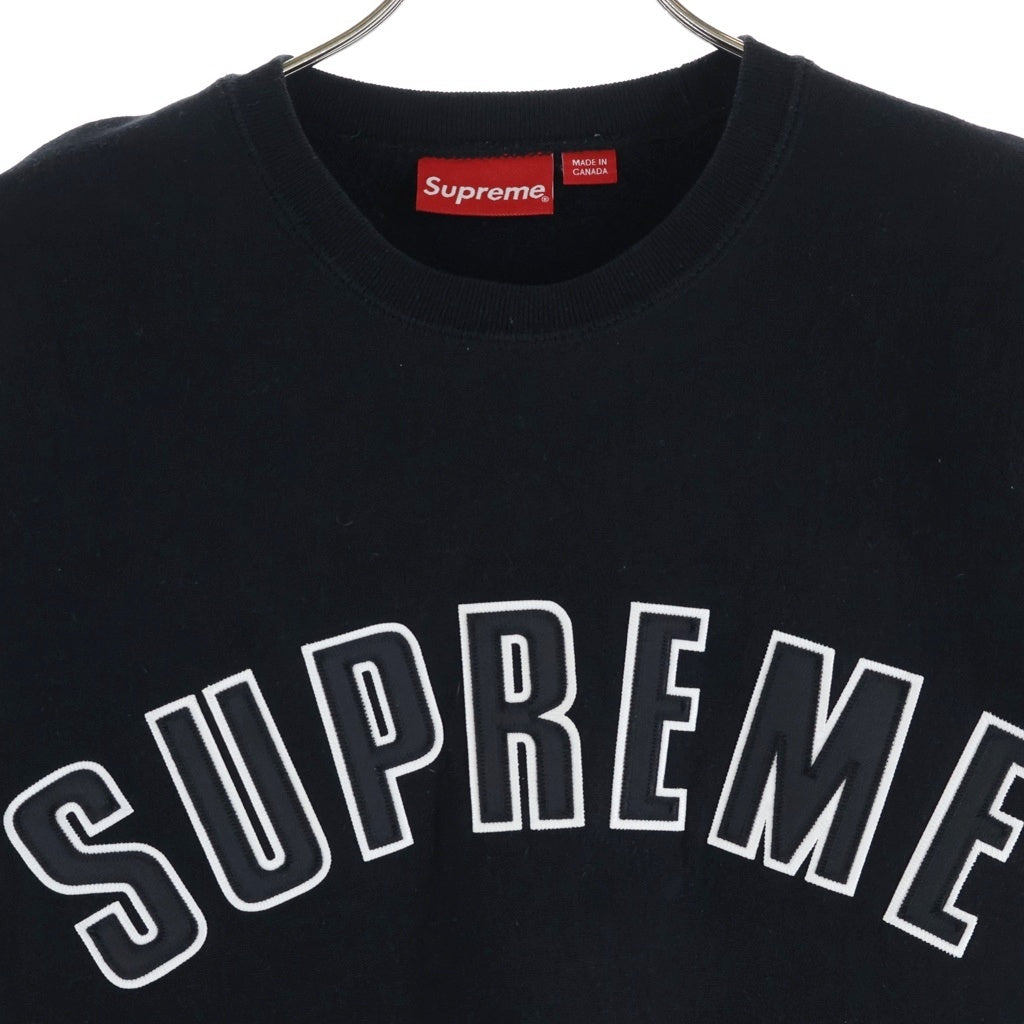 SUPREME(シュプリーム) 15AW Arc Logo Crewneck アーチロゴ スウェットクルーネックシャツ トレーナー ブラック