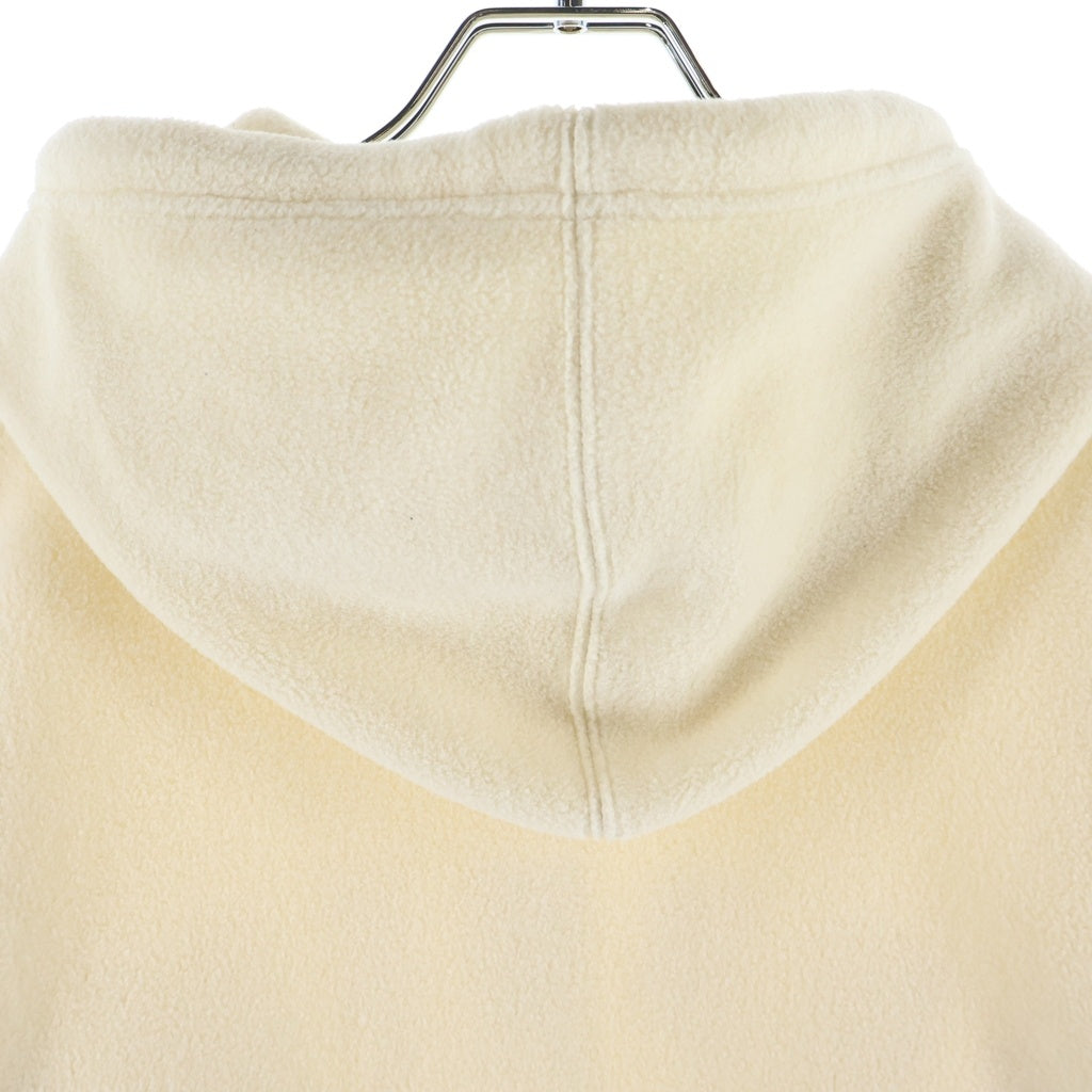 SUPREME(シュプリーム) 18AW Polartec Hooded Sweatshirt ポーラテック アーチロゴ フリース プルオーバーパーカー アイボリー