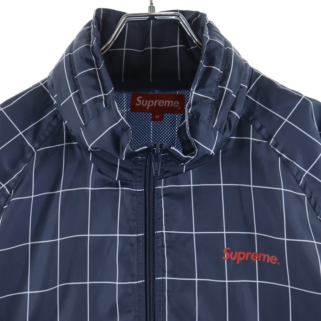 SUPREME(シュプリーム) 15AW Windbreaker Warm Up Jacket ウィンドブレーカー ウォームアップジャケット ネイビー