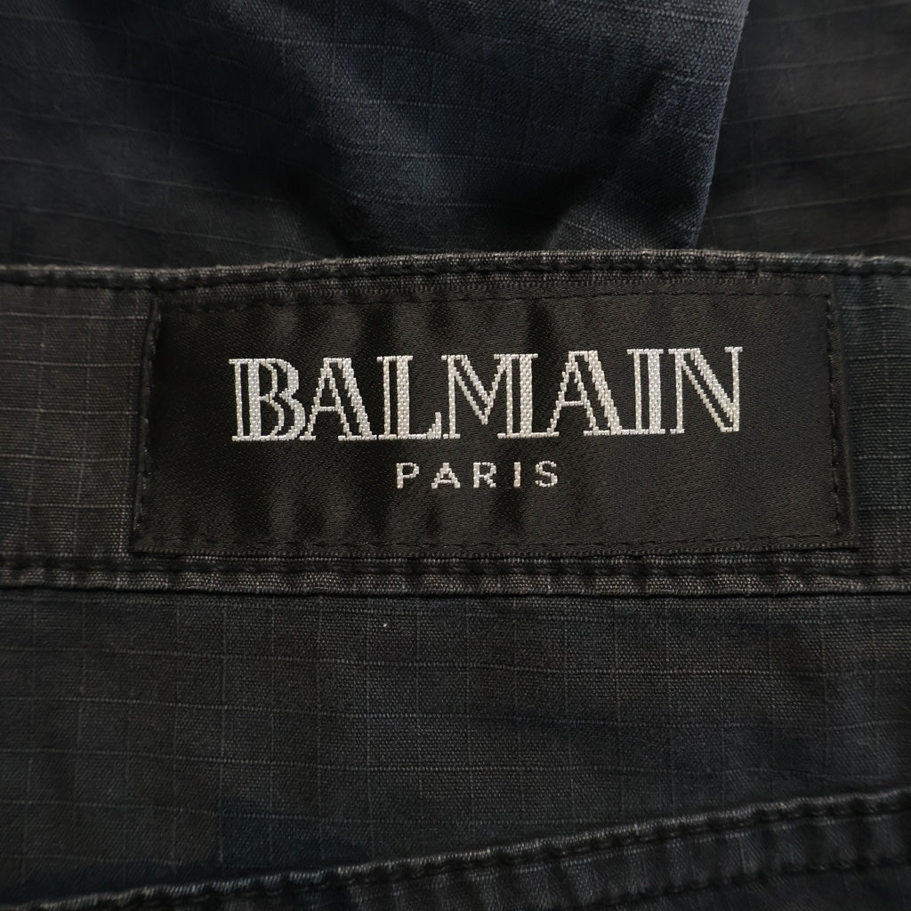 BALMAIN(バルマン) カモフラージュ柄 カーゴパンツ ブラウン/ネイビー T503 B385
