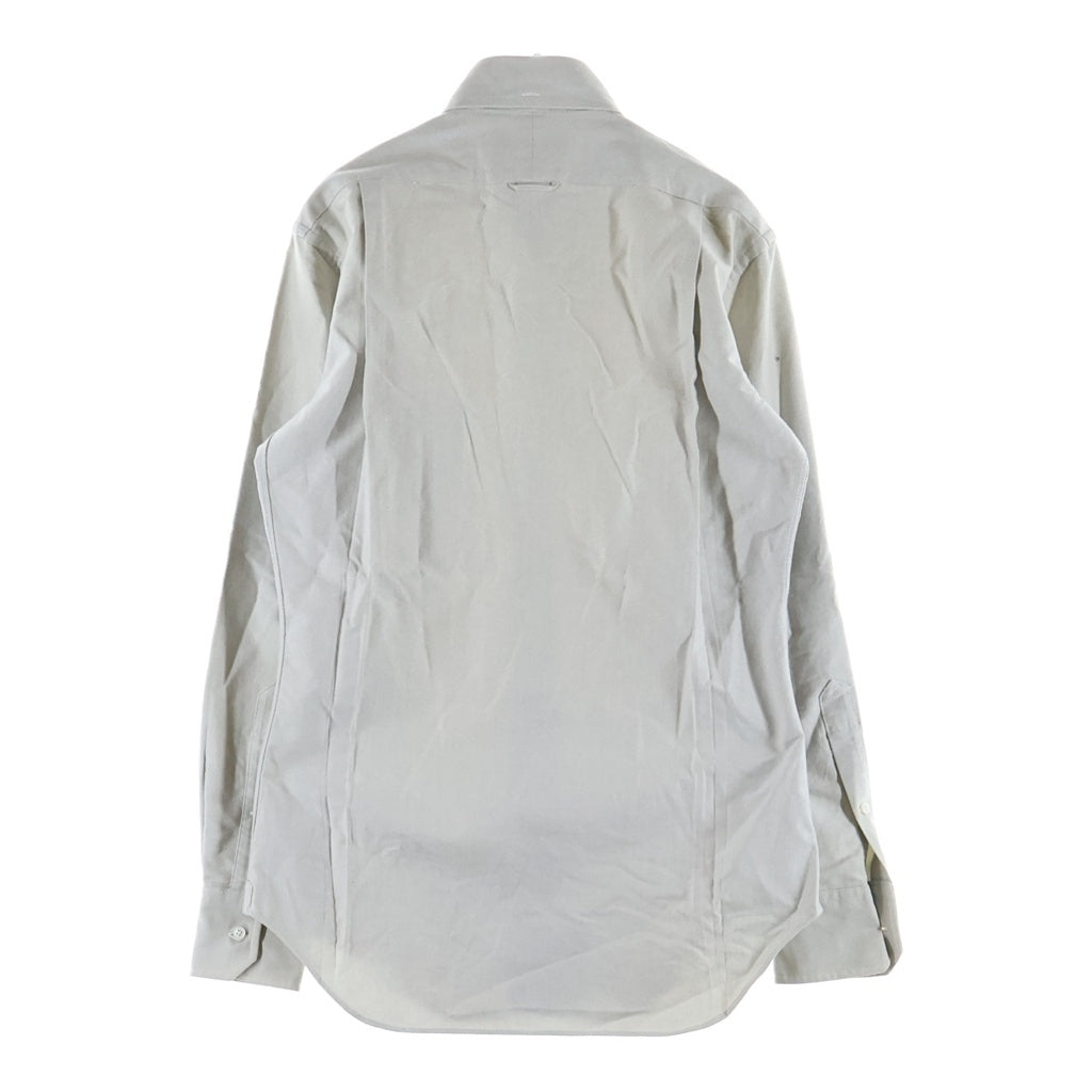 THOM BROWNE(トムブラウン) オックスフォード長袖シャツ カジュラル 無地 グレー A0123A42300