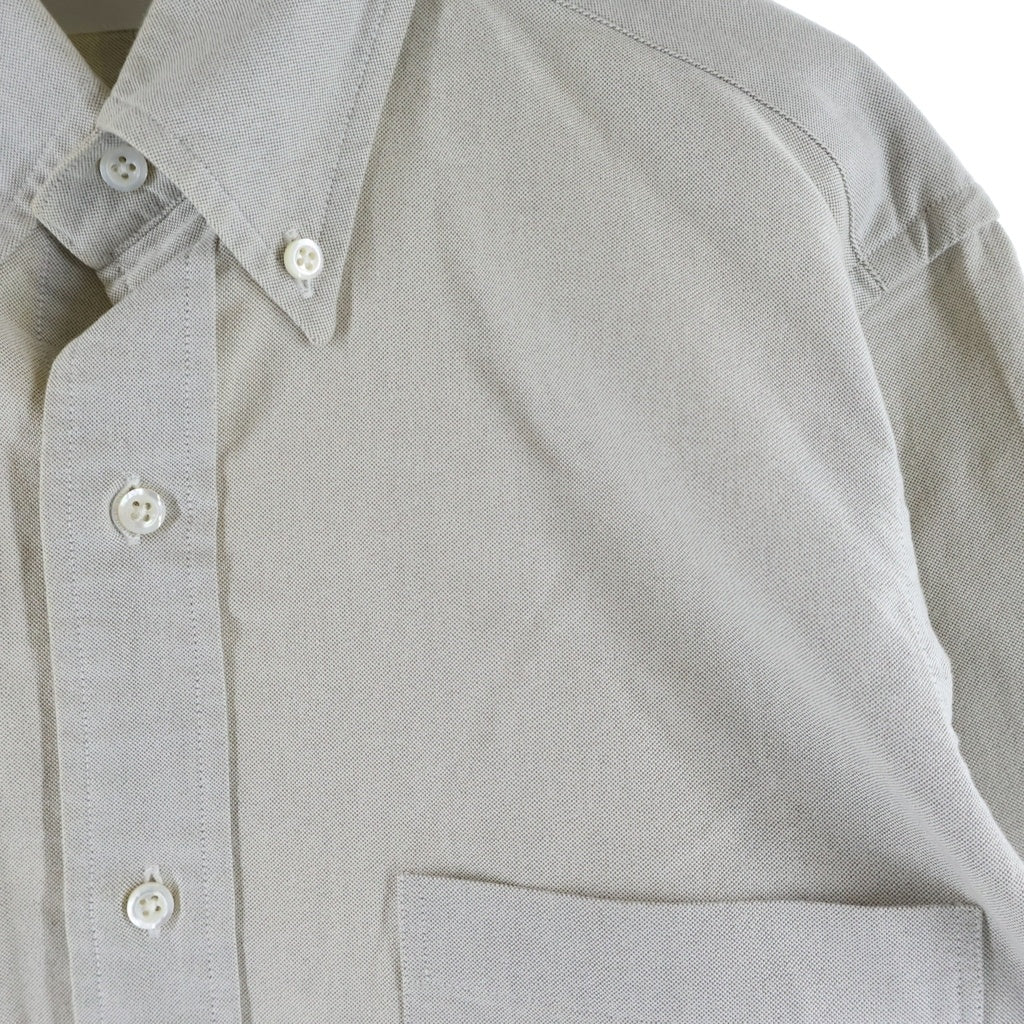 THOM BROWNE(トムブラウン) オックスフォード長袖シャツ カジュラル 無地 グレー A0123A42300