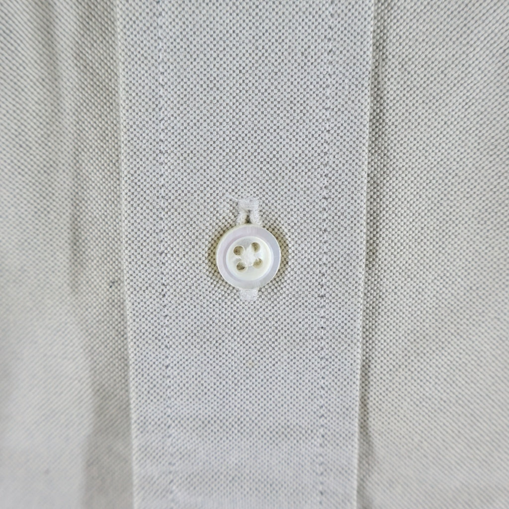 THOM BROWNE(トムブラウン) オックスフォード長袖シャツ カジュラル 無地 グレー A0123A42300