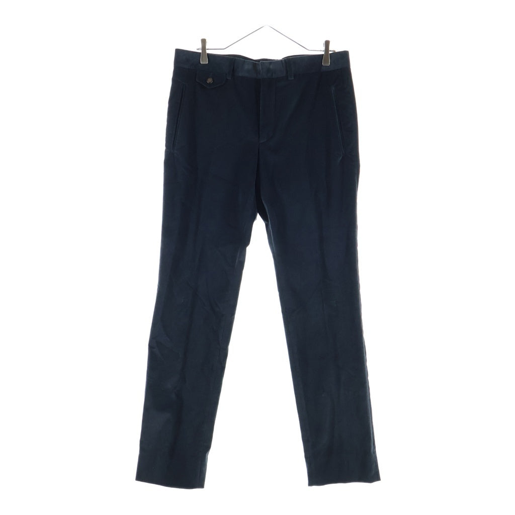 GUCCI(グッチ) エンブレムアイコンボタン ベロアパンツ グリーン 75BTF2