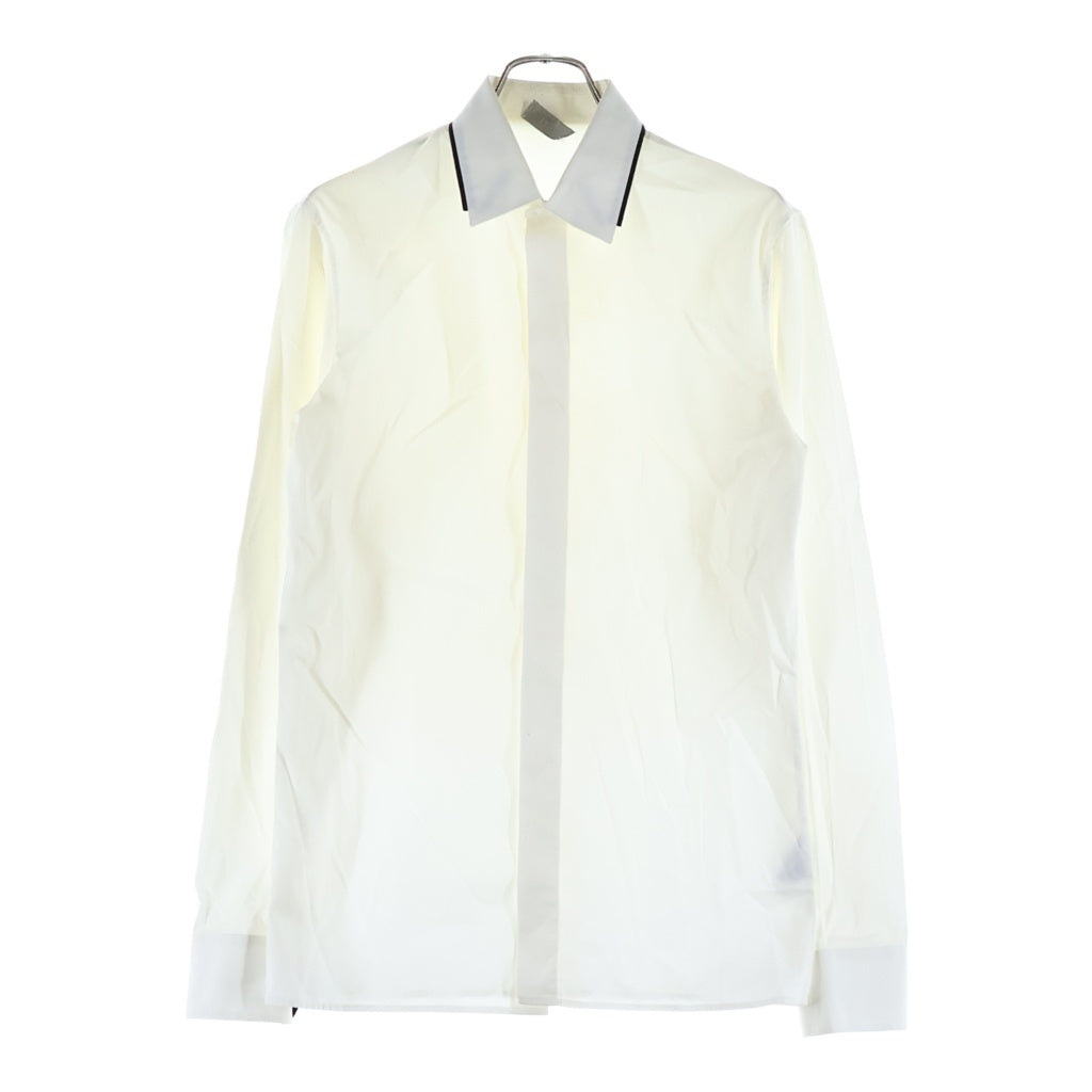 Dior HOMME(ディオールオム) 07SS アーカイブ エディ期 比翼 ドレスシャツ ホワイト 7E3151190100
