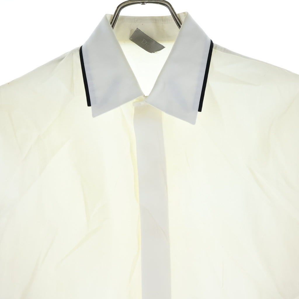 Dior HOMME(ディオールオム) 07SS アーカイブ エディ期 比翼 ドレスシャツ ホワイト 7E3151190100