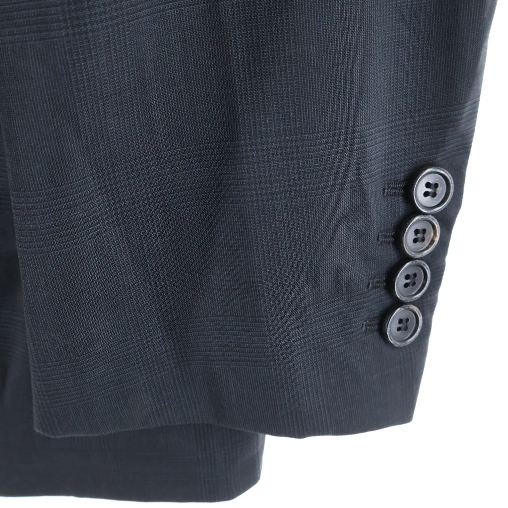 Dior HOMME(ディオールオム) 09SS クリスヴァンアッシュ期 チェック柄 シングルテーラードジャケット ブラック 9S3170501044