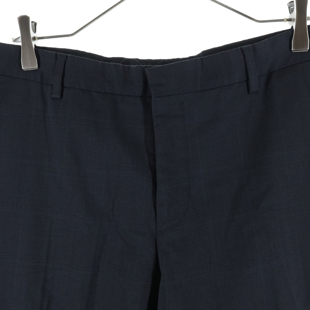 Dior HOMME(ディオールオム) 09SS クリスヴァンアッシュ期 チェック柄 スーツトラウザー スラックス ブラック 9S3170501044