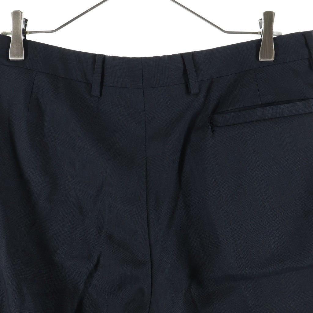 Dior HOMME(ディオールオム) 09SS クリスヴァンアッシュ期 チェック柄 スーツトラウザー スラックス ブラック 9S3170501044