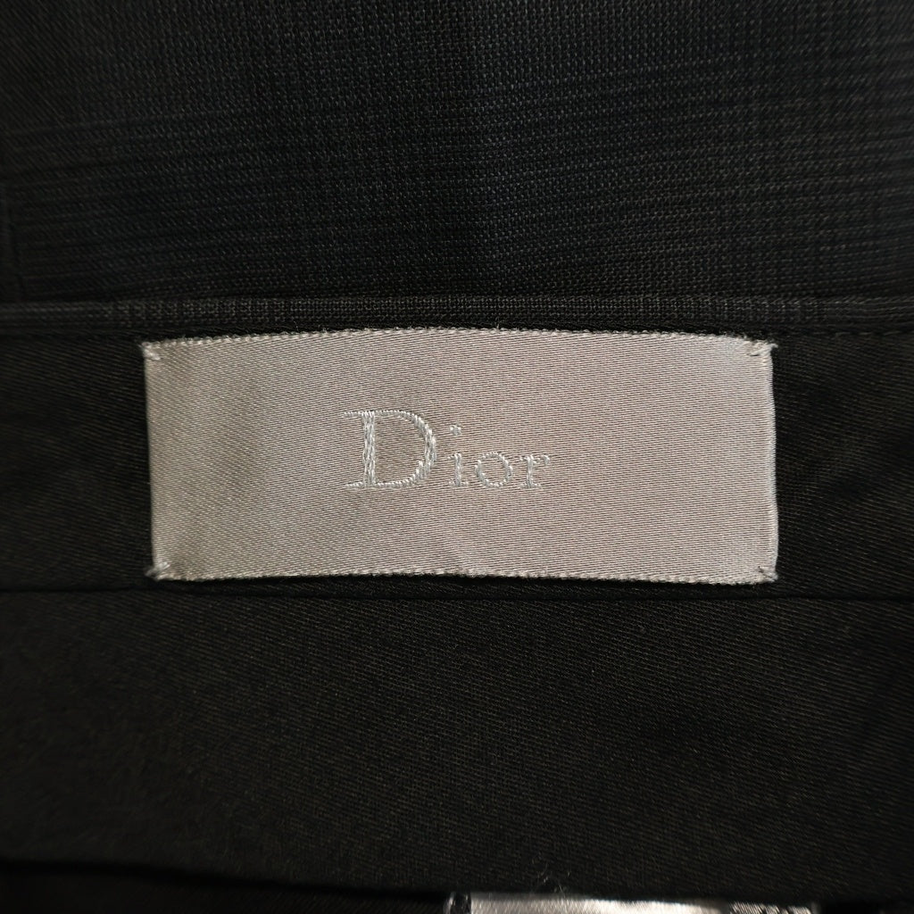 Dior HOMME(ディオールオム) 09SS クリスヴァンアッシュ期 チェック柄 スーツトラウザー スラックス ブラック 9S3170501044