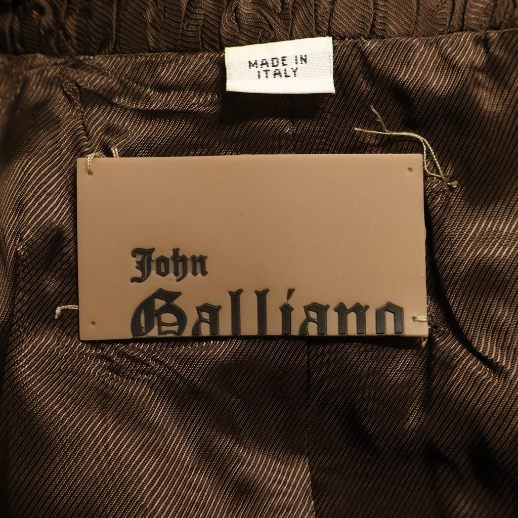 John Galliano(ジョン ガリアーノ) ヴァージンウール ナポレオンジャケット ベージュ AUR504I