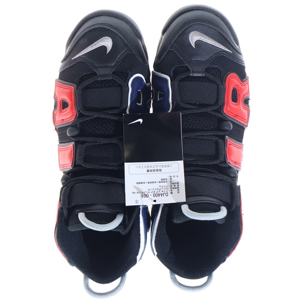 NIKE(ナイキ) AIR MORE UPTEMPO 96 DJ4400-001 エアモアアップテンポ ハイカットスニーカー ブラック/レッド US8.5/26.5cm