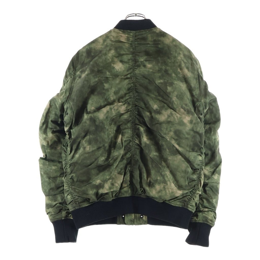 DIESEL(ディーゼル) W-NOVELS VESTE 3M THINSULATE カモフラージュ柄 ボンバージャケット アウター グリーン/ブラック