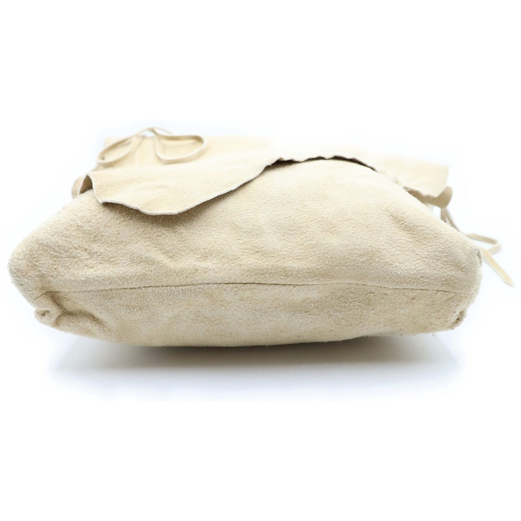 VISVIM(ヴィスヴィム) 25AW DEERSKIN SHOULDER BAG デアスキン レザー ショルダーバッグ ベージュ 0225903003008 レディース