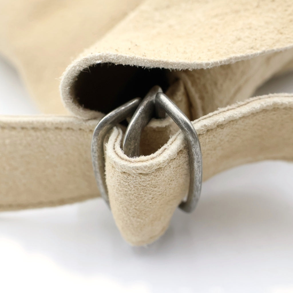 VISVIM(ヴィスヴィム) 25AW DEERSKIN SHOULDER BAG デアスキン レザー ショルダーバッグ ベージュ 0225903003008 レディース