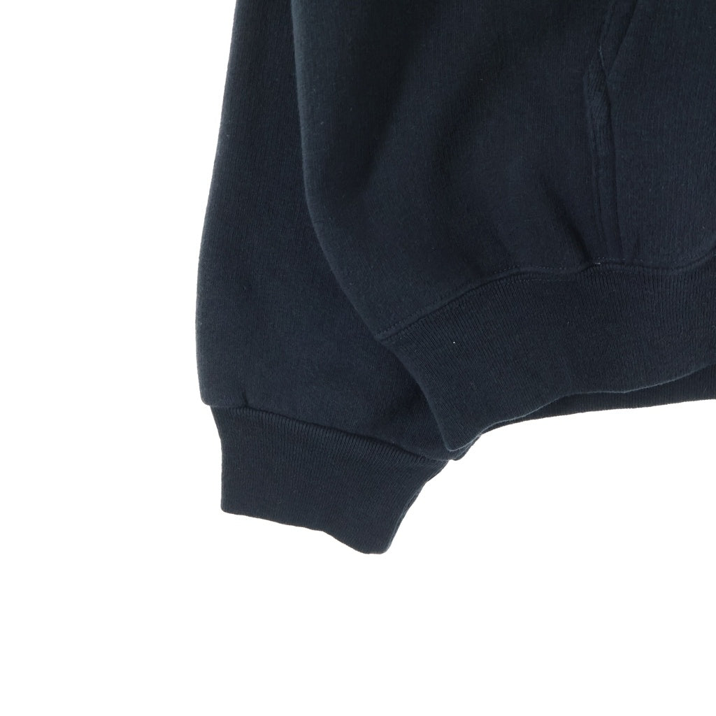 HUMAN MADE(ヒューマンメイド) 26SS Classic ZIP UP HOODIE バックプリントロゴ クラシック ジップアップフーディー スウェットパーカー ブラック HM32CS022