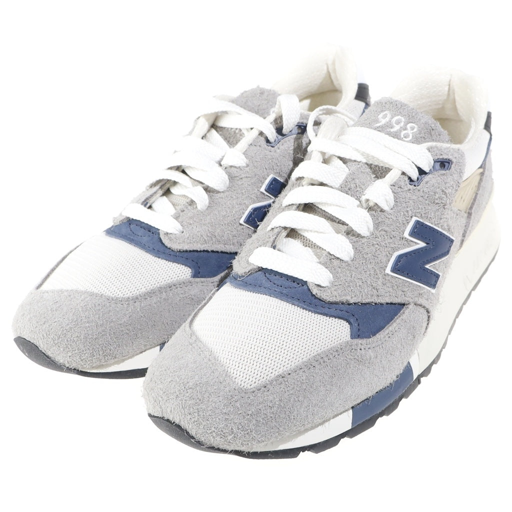 New Balance(ニューバランス) ヌバック/メッシュローカットスニーカー グレー US9.5/27.5cm U998TA