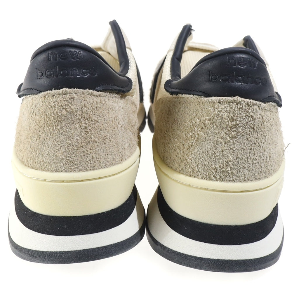 New Balance(ニューバランス) ヌバック/メッシュローカットスニーカーベージュ US9.5/27.5cm M990AD1