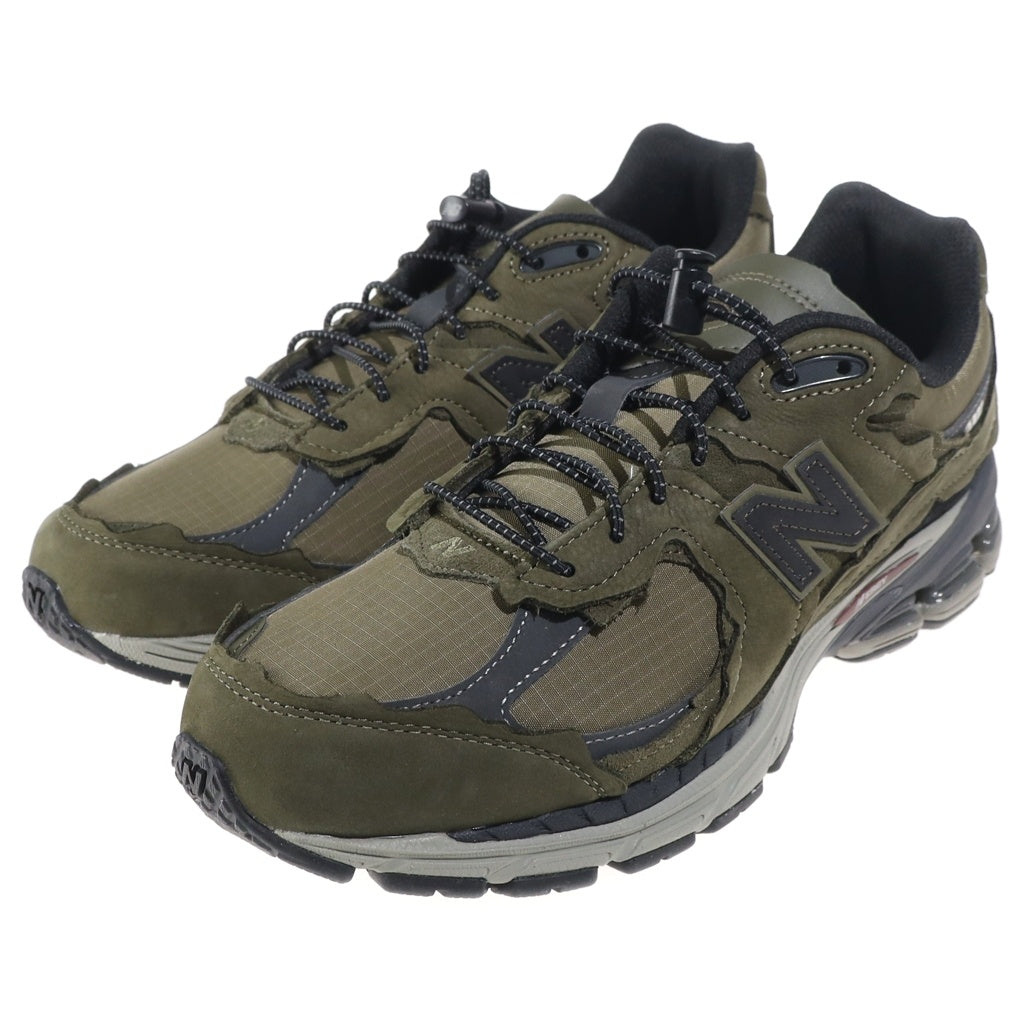 New Balance(ニューバランス) ヌバック/ナイロン ローカットスニーカー カーキ US9.5/27.5cm M2002RDN