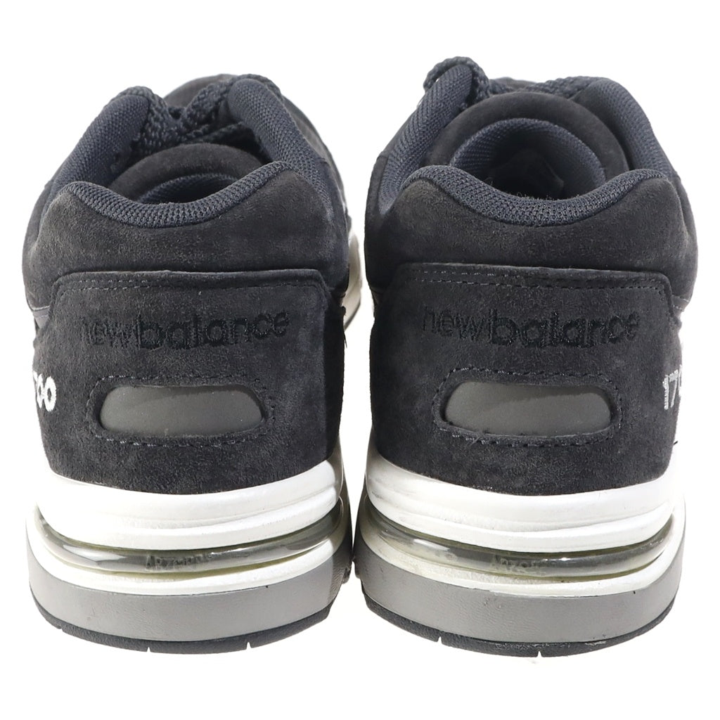 New Balance(ニューバランス) ×UNITED ARROWS ユナイテッドアローズ別注 ヌバック/メッシュローカットスニーカー ダークグレー US9.5/27.5cm CM1700JC