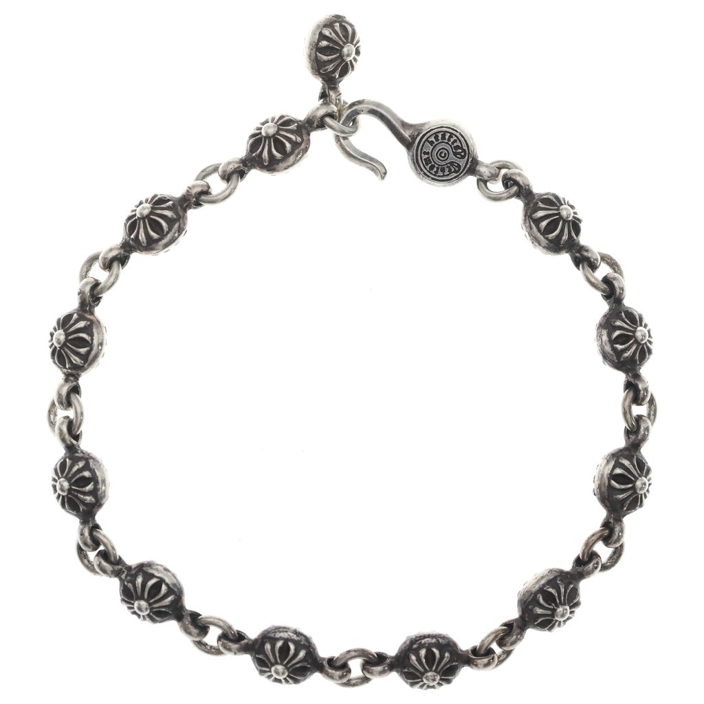 CHROME HEARTS(クロムハーツ) NO1 BALL #1クロスボールブレスレット シルバー BCA172