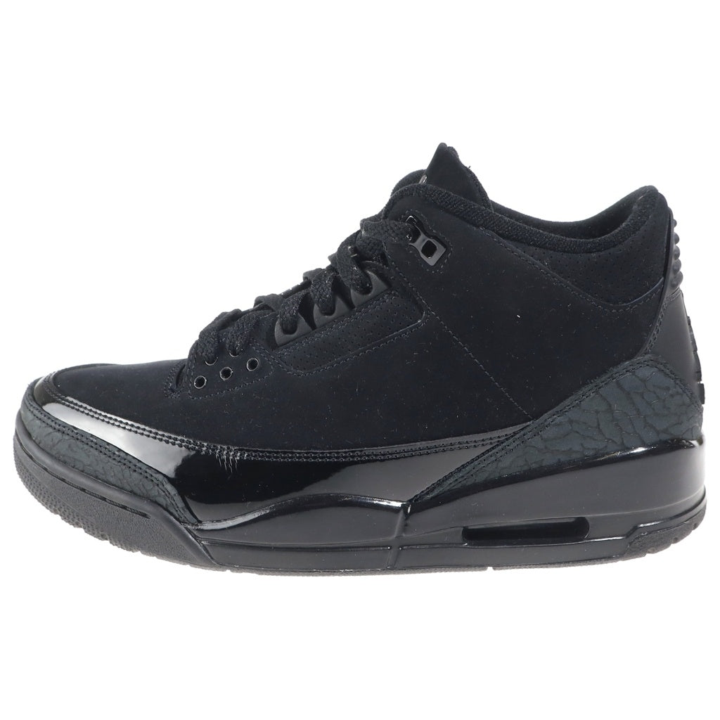 NIKE(ナイキ) AIR JORDAN 3 RETRO BLACK CAT エアジョーダン3 ブラックキャット ミッドカットスニーカー ブラック US9.5/27.5cm CT8532-001
