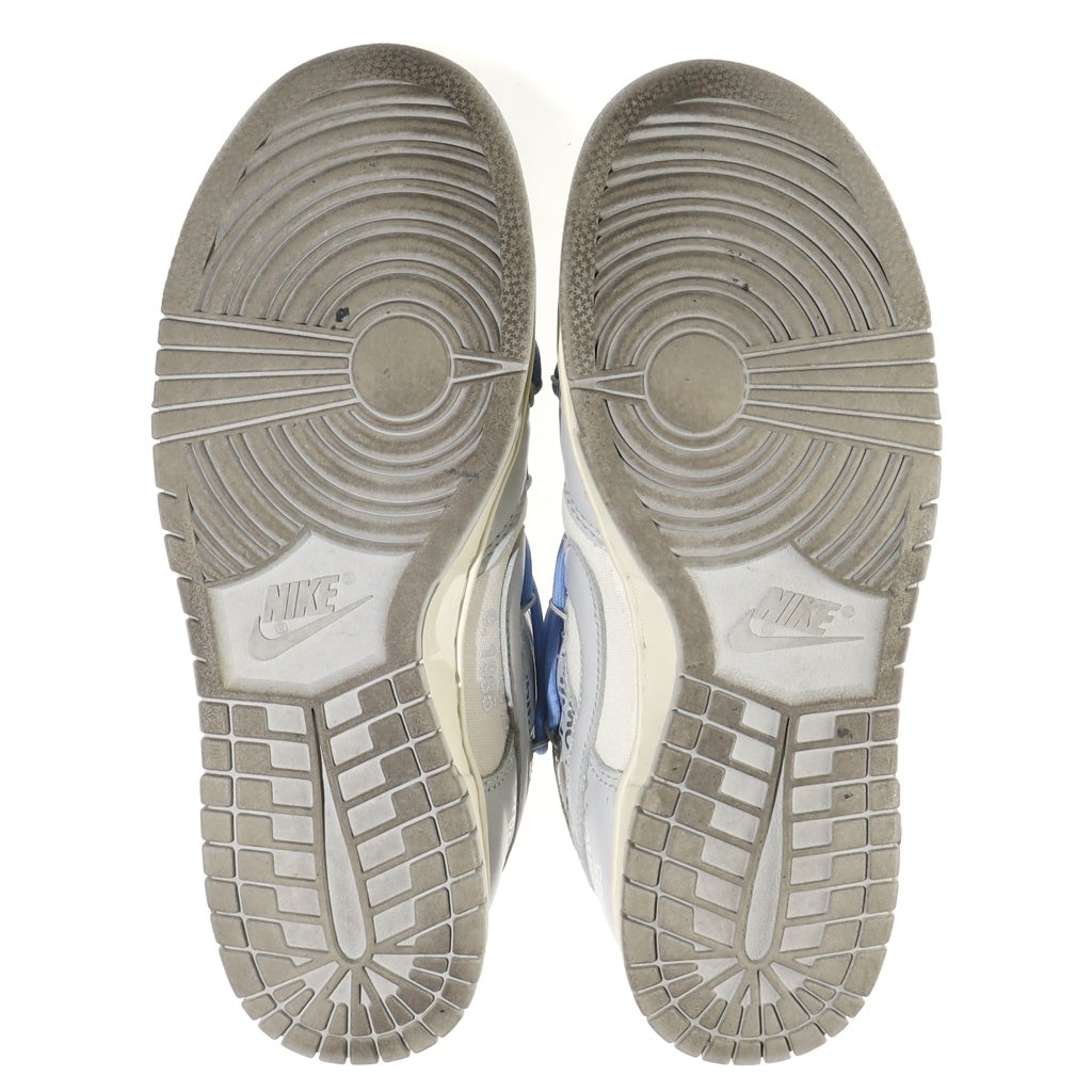 NIKE(ナイキ) ×OFF-WHITE DUNK LOW 1 OF 50 オフホワイト ダンク 49 ローカットスニーカー グレー/ホワイト US9/27cm DM1602-123