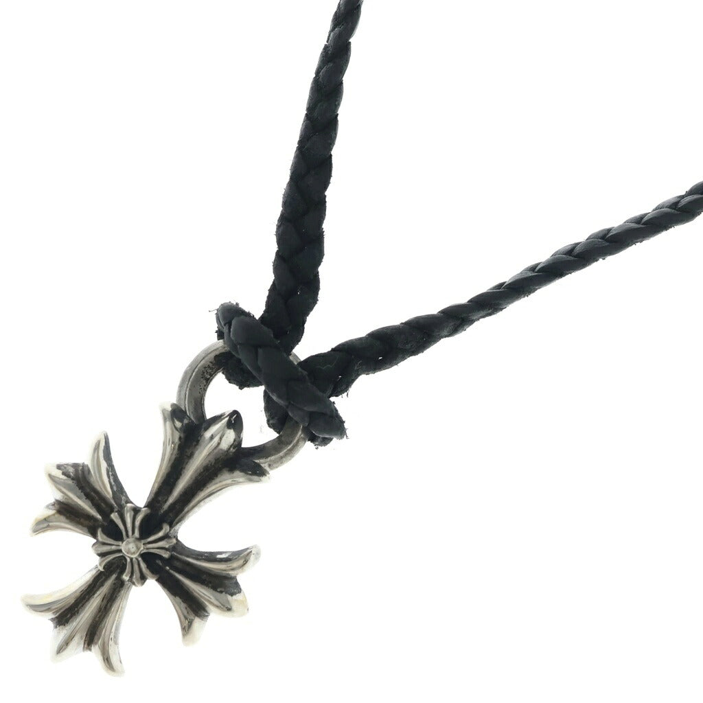 CHROME HEARTS(クロムハーツ) DBL CH PRS ダブル CHプラス ペンダントトップWレザーブレイド シルバー