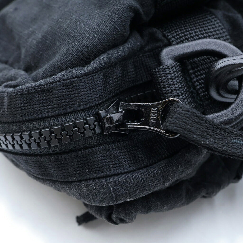 STONE ISLAND(ストーンアイランド) 24SS LINO NYLON TELA-TC ナイロン クロスボディバッグ ショルダーバッグ ブラック 801590830