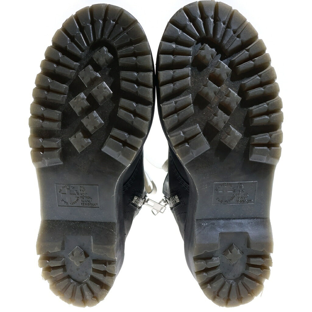 Rick Owens(リックオウエンス) 25AW ×Dr.Martens QUAD SOLE STEEL TOE BOOT ドクターマーチン クアッドソール スチールトゥーブーツ ブラック DM02E68139001