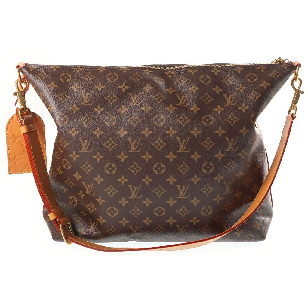 LOUIS VUITTON(ルイヴィトン) モノグラム バガボンド・ホーボー ワンショルダーバッグ トートバッグ ブラウン PVC×レザー M14018 ICタイプ